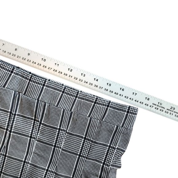 Joe Benbasset Skirt Women's Size XL Gray Plaid Mini Summer - Picture 7 of 9